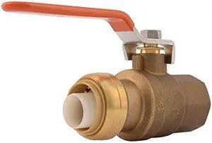 Ball Valve,DZR Brass,1 in.sz. SHARKBITE 22187-0000LF