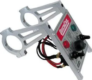 quickcar racing products 66940 13/4" roll bar panel mounting bracket for racing switch and gauge panel
