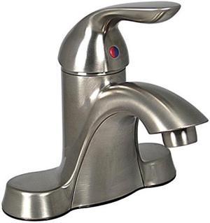 phoenix s12651 spout 4" faucet hi arc 1 handle hybrid brushed nickel single lever bathroom faucet