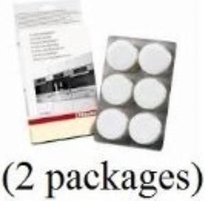 miele 10178330 descaling tablets, 6 tablets pack of 2