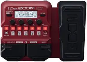 zoom bass multieffects pedal b1x four