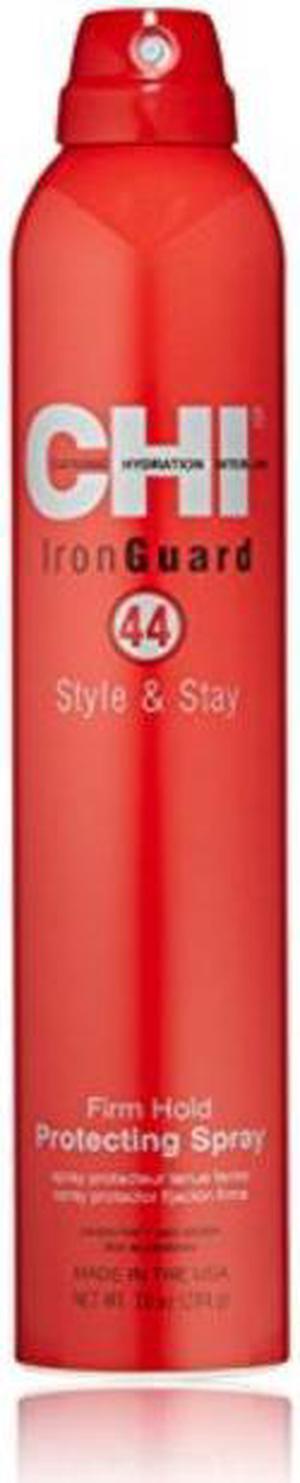 chi 44 iron guard style & stay firm hold protecting hair spray ,10 oz