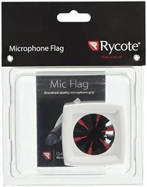 rycote square mic flag for reporter square mics ranging 19 to 38mm 0.741.49" in diameter, white rycote square mic flag for reporter square mics ranging 19 to 38mm 0.741.49" in diameter, white