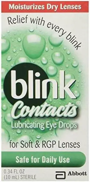 amo blink contacts lubricating eye drops, 2 count