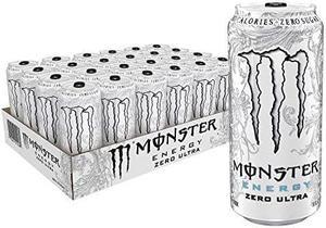 monster energy zero ultra sugar free energy drink 16 ounce pack of 24