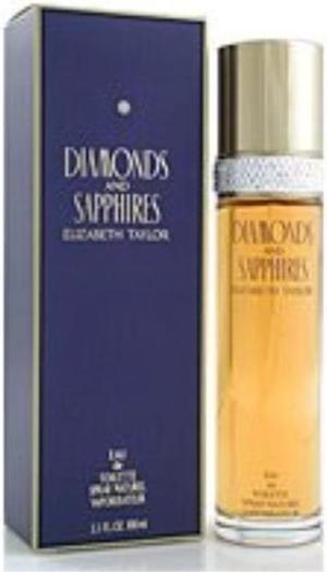 diamonds & sapphires for women by elizabeth taylor  3.4 oz edt spray