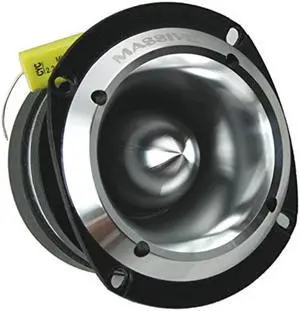 massive audio t50  60w / 300 watts peak super bullet car audio tweeter, titanium diaphragm, 44.4mm aluminum phase plug, 8 ohm