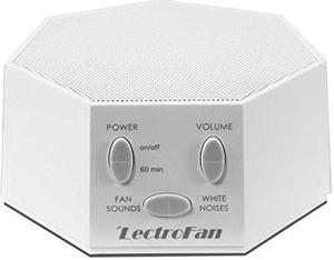 lectrofan high fidelity white noise machine with 20 unique nonlooping fan and white noise sounds and sleep timer, ffp