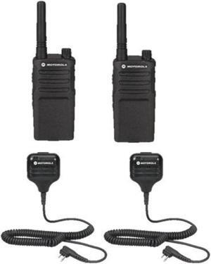 2 Pack Motorola RMU2040 Radios with Speaker Mics