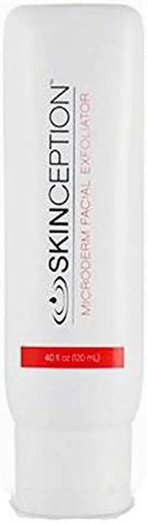 microderm facial exfoliator antiaging exfoliating skin cleanser cream by skinception 4oz.