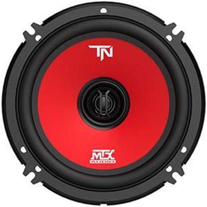 mtx terminator6 45 watt rms 2 way polypropylene coaxial car speakers, pair