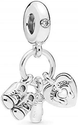 pandora my little baby 925 sterling silver charm 798106cz pandora my little baby 925 sterling silver charm 798106cz