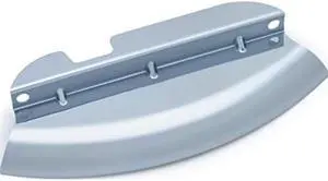 kuryakyn 1804 air management motorcycle accessory: lower triple tree wind deflector for 201419 harleydavidson touring motorcycles, chrome