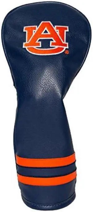 team golf ncaa auburn university tigers vintage fairway golf club headcover, form fitting design, retro design & superb embroidery