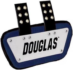 douglas custom pro cp series removable football back plate  6 inch  white/navy