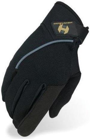 heritage competition gloves, size 8, black