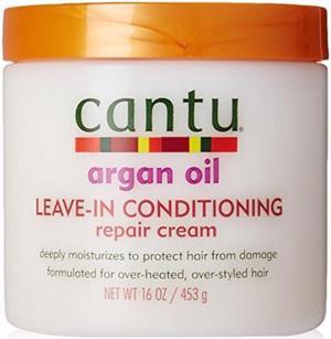 cantu argan oil leavein conditioning repair cream 16 ounce