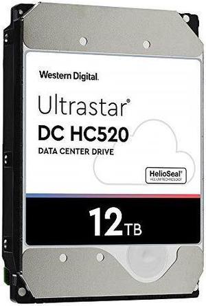 hgst  wd ultrastar dc hc520 hdd | huh721212ale600 | 12tb 7.2k sata 6gb/s 256mb cache 3.5inch | ise 512e | 0f30144 | helium data center internal hard disk drive