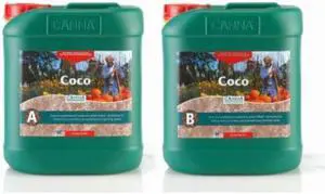 canna 5 l coco part a & bveg & bloom nutrientdeveloped for run to waste in coco mediums 9410005