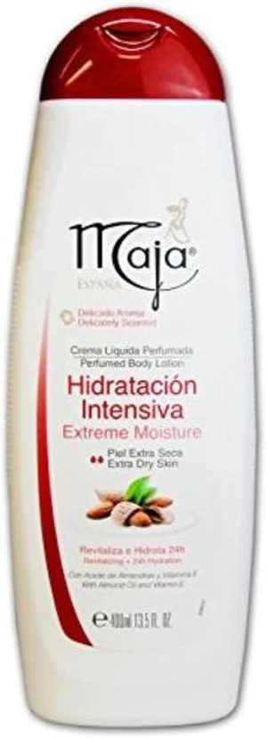 hidratacion intensiva maja body lotion | moisturizing body cream for extra dry skin, giving softer skin with healthy look; 13.5 ounces hidratacion intensiva maja body lotion | moisturizing body cream for extra dry skin, giving softer skin with healthy look; 13.5 ounces