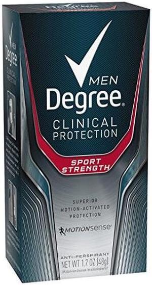 degree men clinical antiperspirant, sport strength 1.7 oz