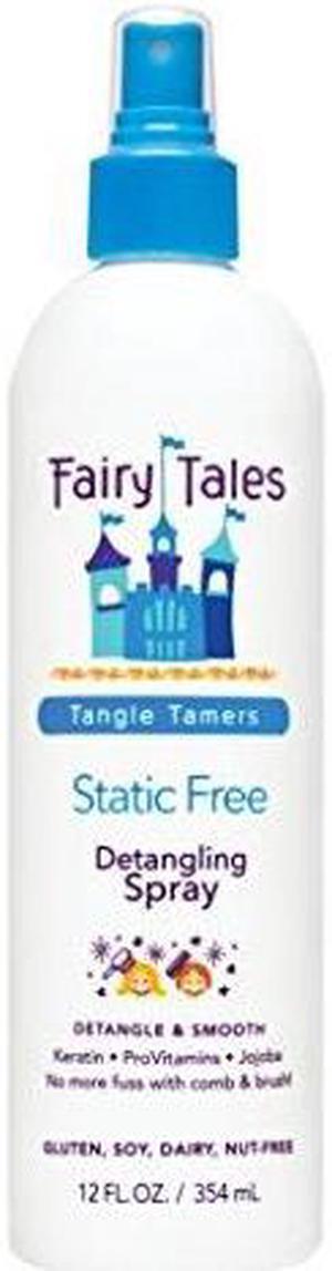 fairy tales tangle tamer static free detangling spray for kids  12 oz