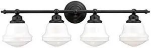 vaxcel four light bathroom light w0172 four light bathroom light