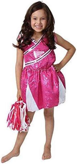 storybook wishes hot pink cheerleader costume size 2/4