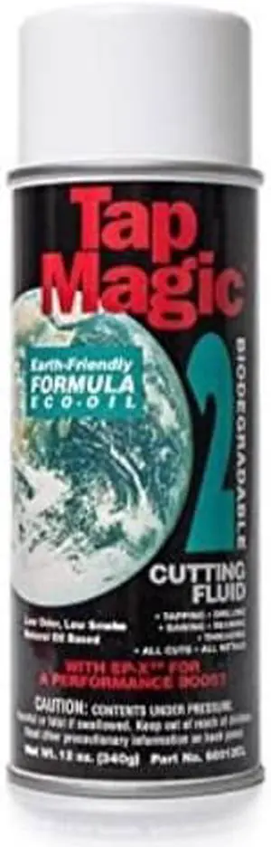 tap magic 60012cl formula 2 eco oil, 12 oz. aerosol size