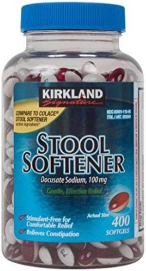 kirkland signature stool softener 100 mg, 400 softgels