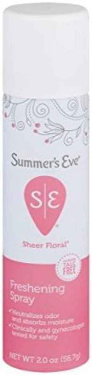 summer's eve freshening spray, sheer floral, ph balanced, dermatologist & gynecologist tested, 2 ounce, pack of 6 summer's eve freshening spray, sheer floral, ph balanced, dermatologist & gynecologist tested, 2 ounce, pack of 6