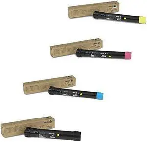 xerox 106r01566, 106r01567, 106r01568, 106r01569 high yield toner cartridge set  phaser 7800