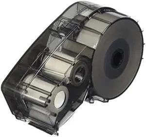 brady m21750595bk cartridge, b595 vinyl indoor/outdoor material, 0.75" w x 21' l, white on black brady m21750595bk cartridge, b595 vinyl indoor/outdoor material, 0.75" w x 21' l, white on black