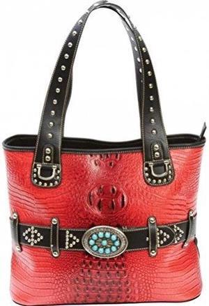casual outfitters ladies fashion turquoise buckle purse