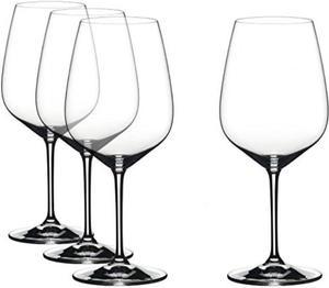 riedel 4411/0 extreme cabernet wine glass, set of 4, clear