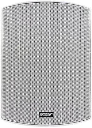 earthquake sound aws502w allweather indoor/outdoor speakers matte white, pair