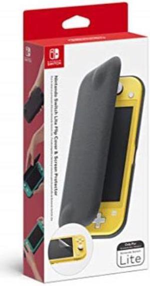 nintendo switch lite flip cover & screen protector  switch