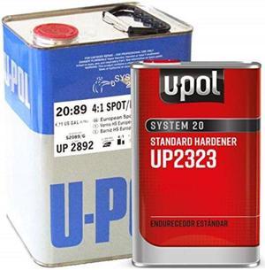 upol 2892 high solids urethane 4.4 voc high solids spot repair urethane clearcoat kit with standard 65 to 90f temperature hardener