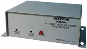 valcom v2000a one way 1 zone page control with power valcom v2000a one way 1 zone page control with power