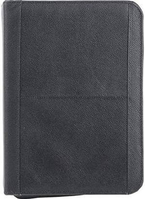 embassy solid genuine cowhide leather travel electronics case