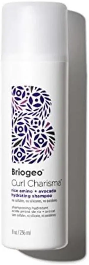 briogeo curl charisma rice amino + avocado hydrating shampoo, 8 ounce