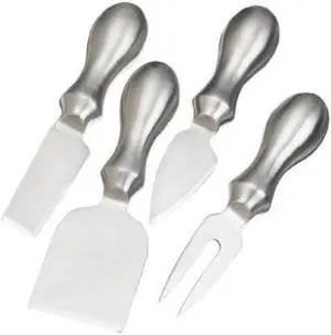 prodyne k4s stainless steel cheese knives, set of 4