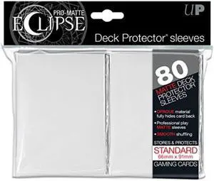 ultra pro promatte eclipse standard white 80 sleeves 85110