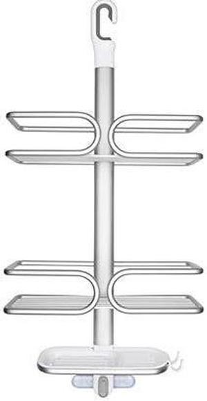 oxo good grips rustproof aluminum shower caddy