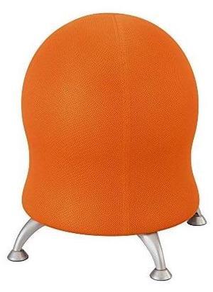 Safco 4750OR energy Ball Chair - Backless - Supports Up to 250 lb - Orange Fabric
