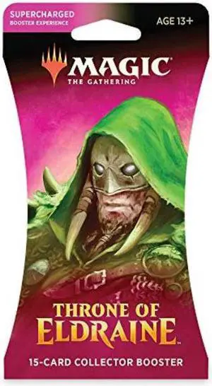 the gathering throne of eldraine collector booster | 15 card booster pack | special collector cards the gathering throne of eldraine collector booster | 15 card booster pack | special collector cards