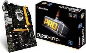 BIOSTAR TB250-BTC+ LGA 1151 Intel B250 SATA 6Gb/s ATX Intel Motherboard