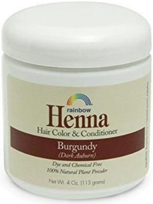 rainbow research henna hair color and conditioner, persian burgundy dark auburn, 4 ounce