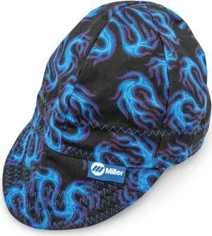 Miller 289970 HeadThreads Welding Cap, Blue Flame, Size 7"