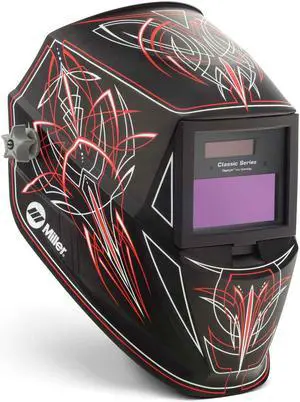 Miller 287815 Classic Series Auto Darkening Welding Helmet with ClearLight Lens, Rise